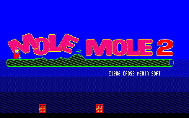 Mole Mole 2 box art for MSX